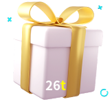 Receba seus bônus de boas-vindas no 26t